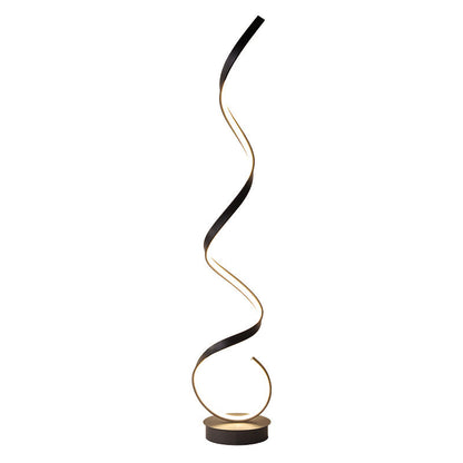 Simple Spiral Line Wave Floor Lamp