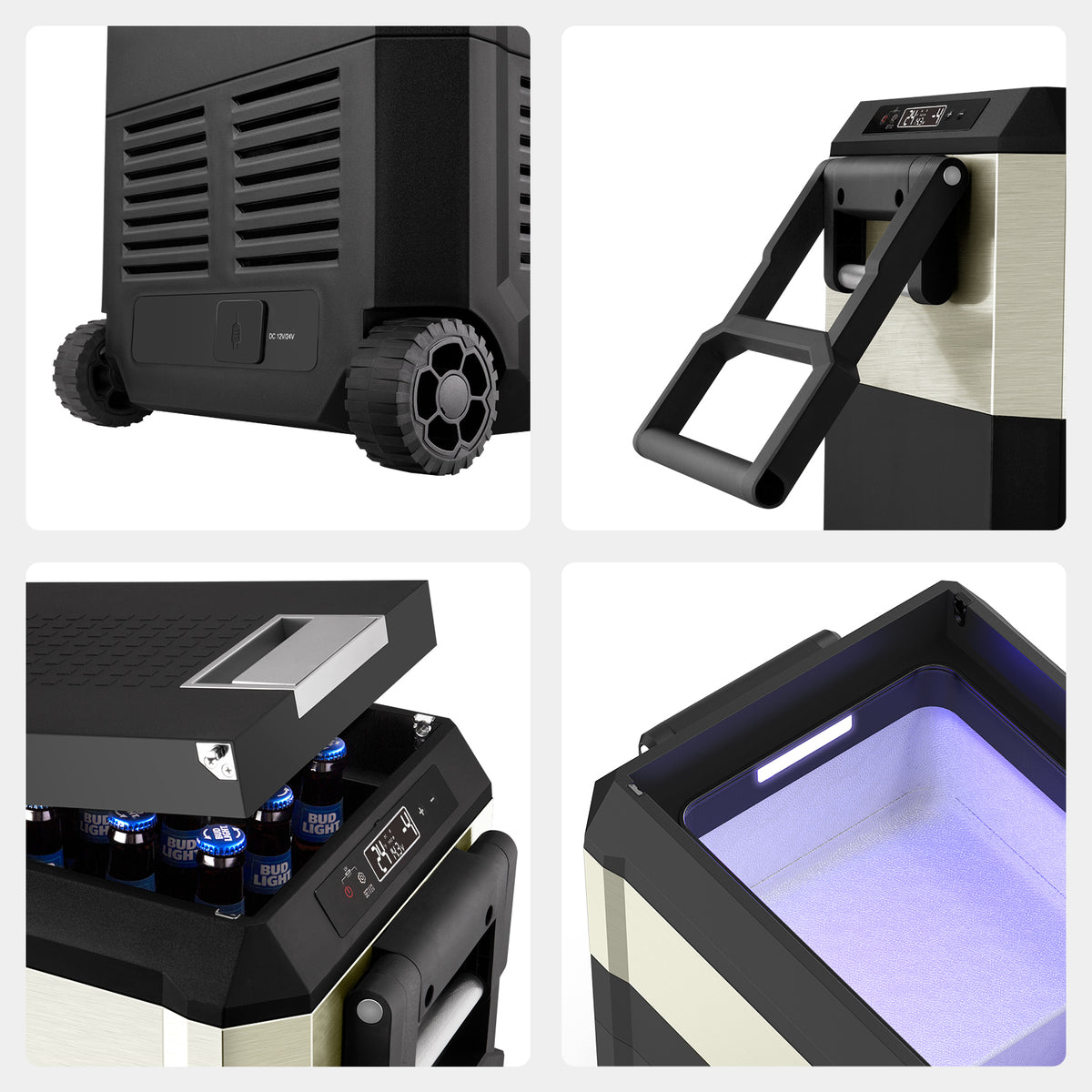 Pro Dual Zone Wheeled Portable Freezer