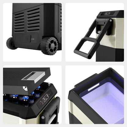 Pro Dual Zone Wheeled Portable Freezer