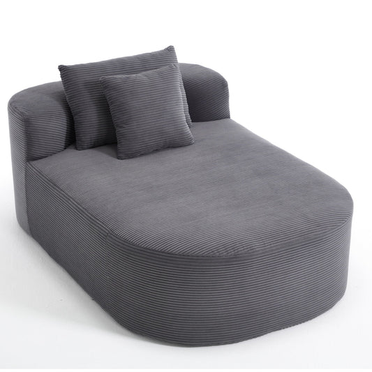 Chaise Lounge Sofa Bed With Soft Pillows