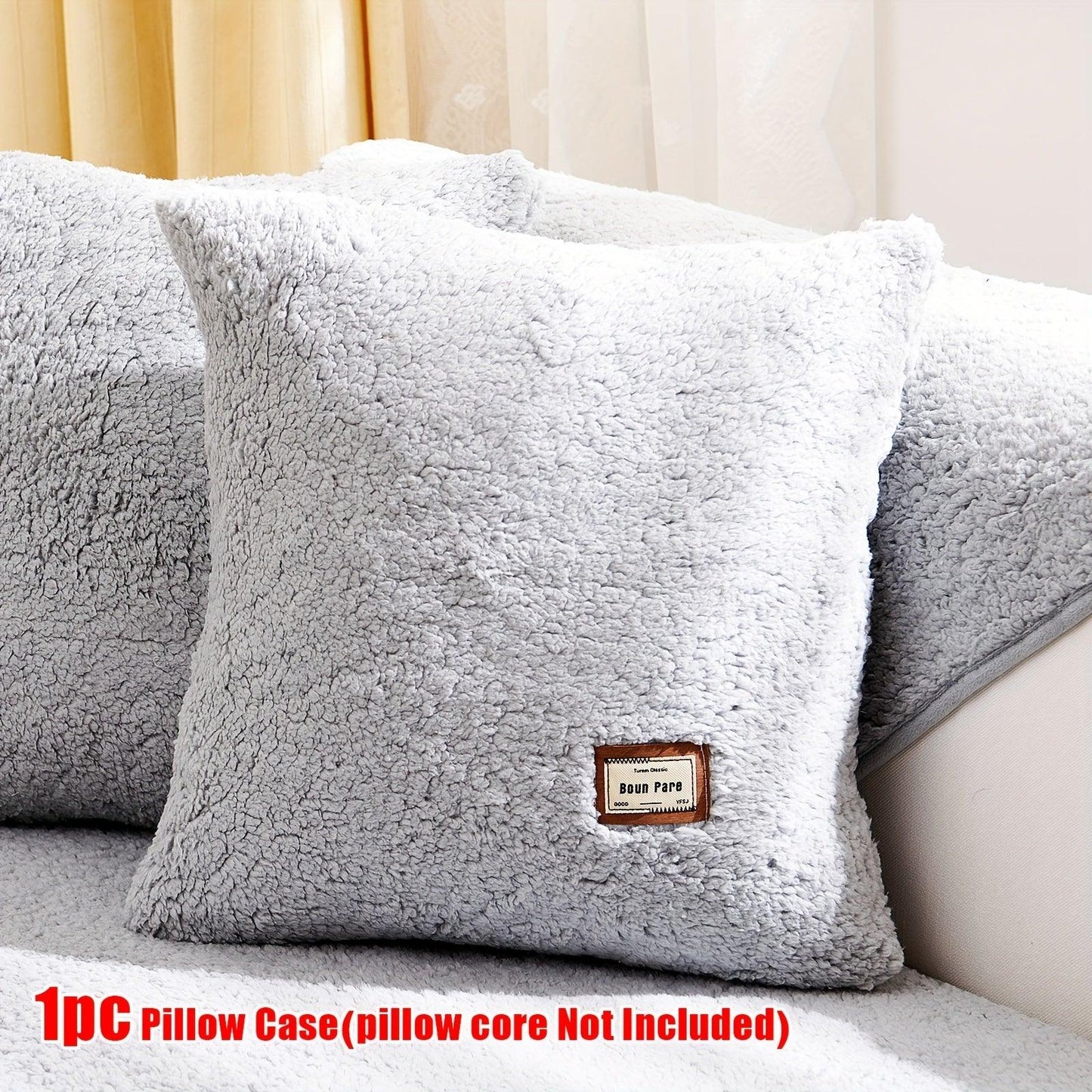High-Quality Plush Sherpa Sofa Cover