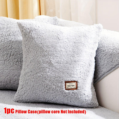 High-Quality Plush Sherpa Sofa Cover