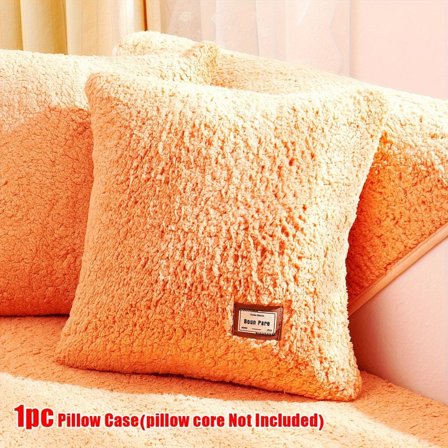 High-Quality Plush Sherpa Sofa Cover