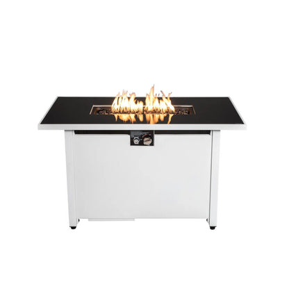 Outdoor 43" Rectangular Fire Pit Table