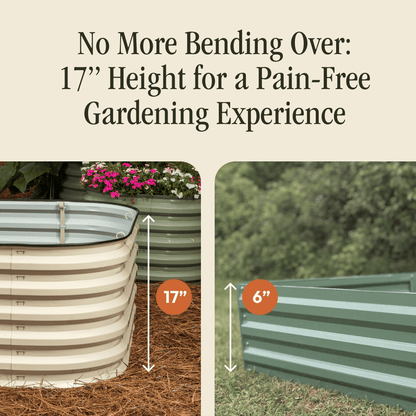 Gro-Rite Premium Metal Raised Garden Bed Kit