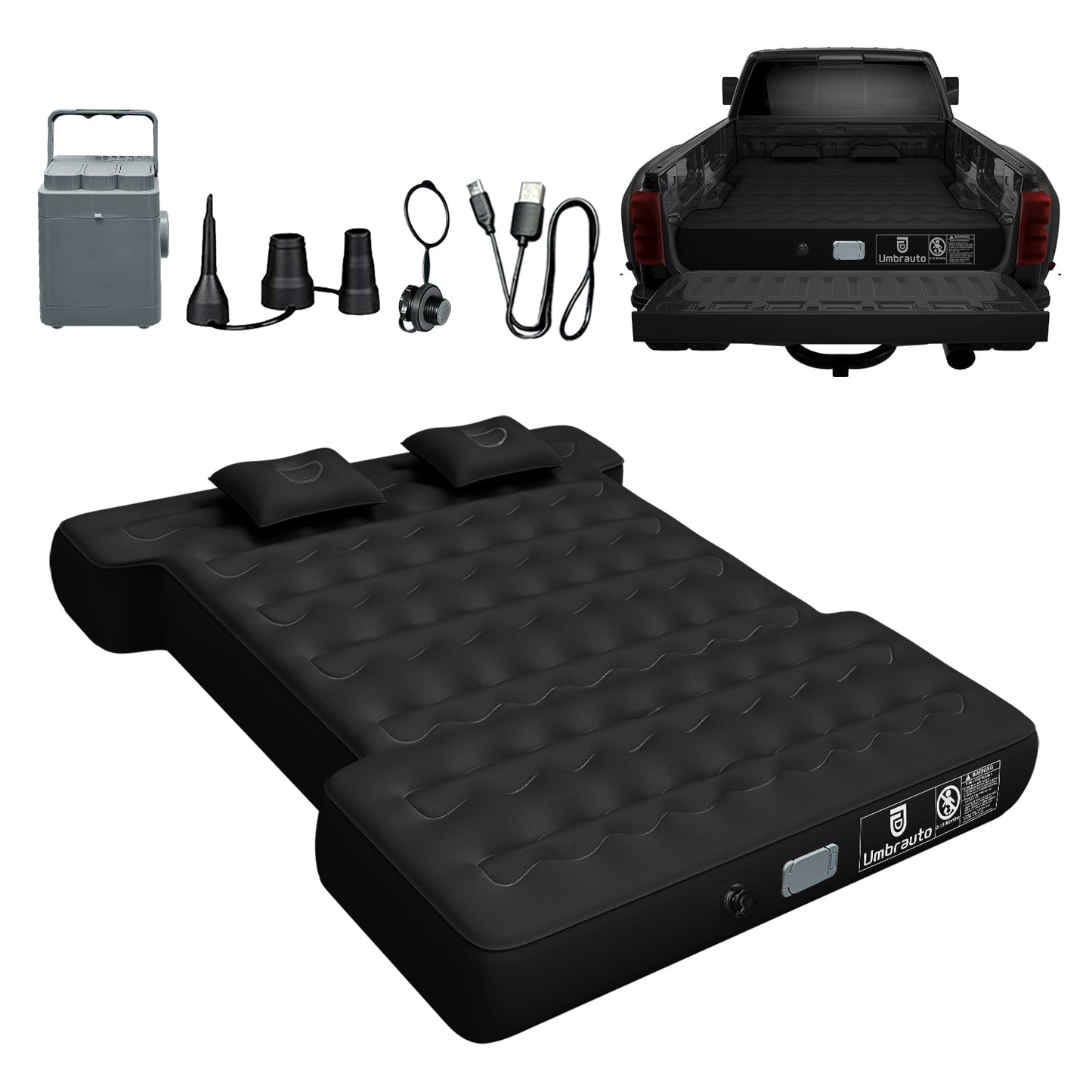 Umbrauto Built-in Pump Truck Bed Air Mattress