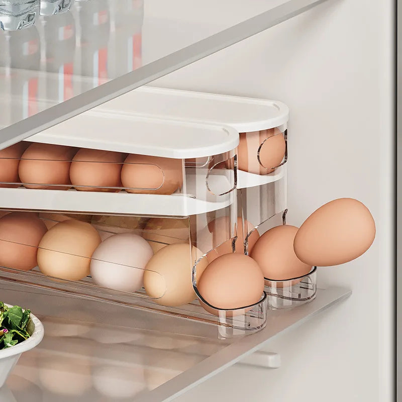 Double Layer Rolling Egg Dispenser