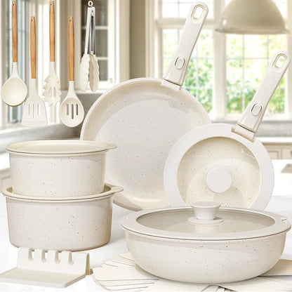 21 Piece Non-Stick Pots and Pans Set