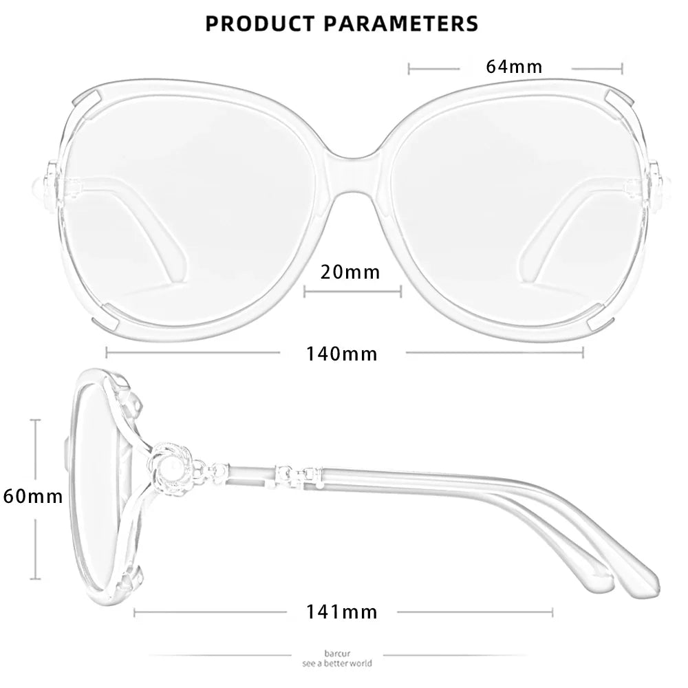 BARCUR Sunglasses Trendy Butterfly Design Women