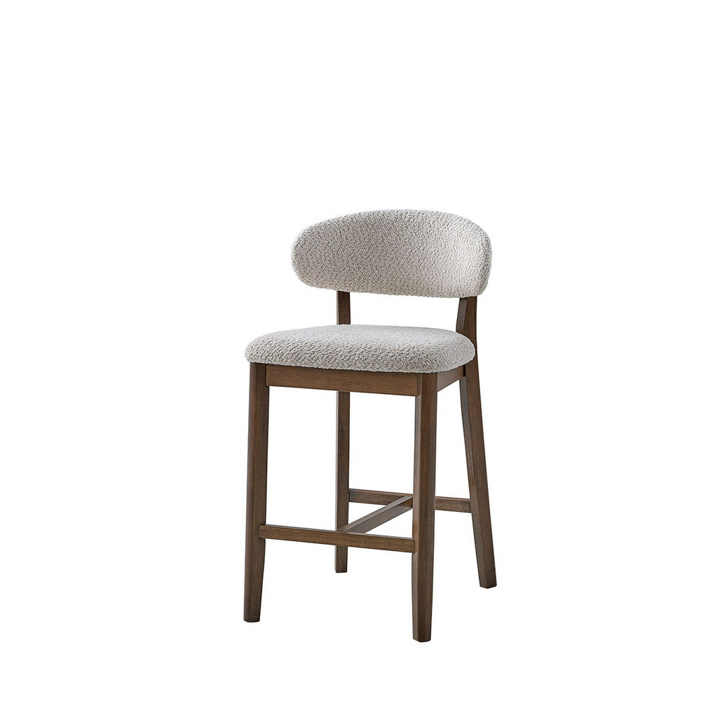 ACTU Counter Stools Set of 2, 26” Upholstered Bar Stools