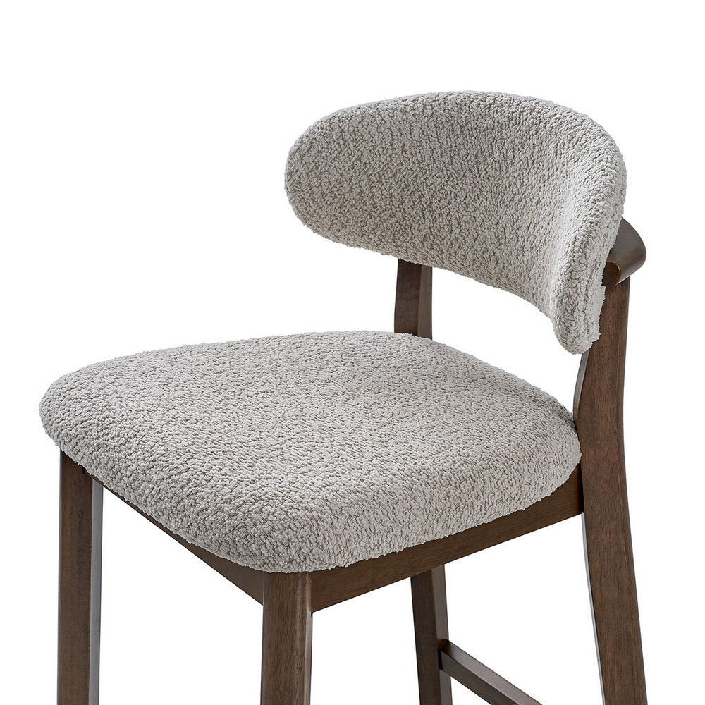 ACTU Counter Stools Set of 2, 26” Upholstered Bar Stools