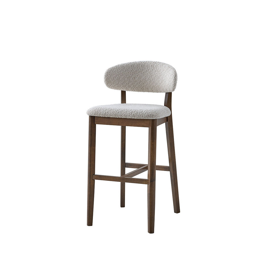 Bar Stools Set of 2, 30” Upholstered Bar Height Stools