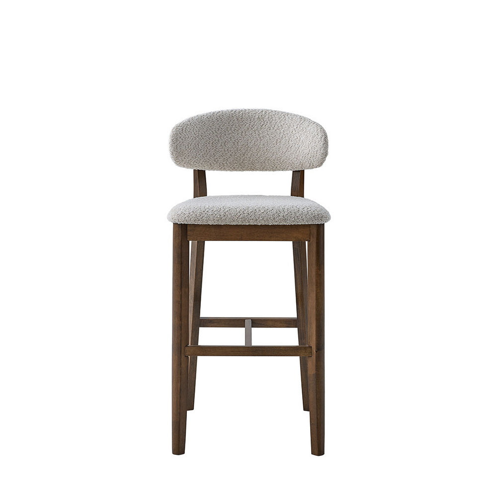 Bar Stools Set of 2, 30” Upholstered Bar Height Stools