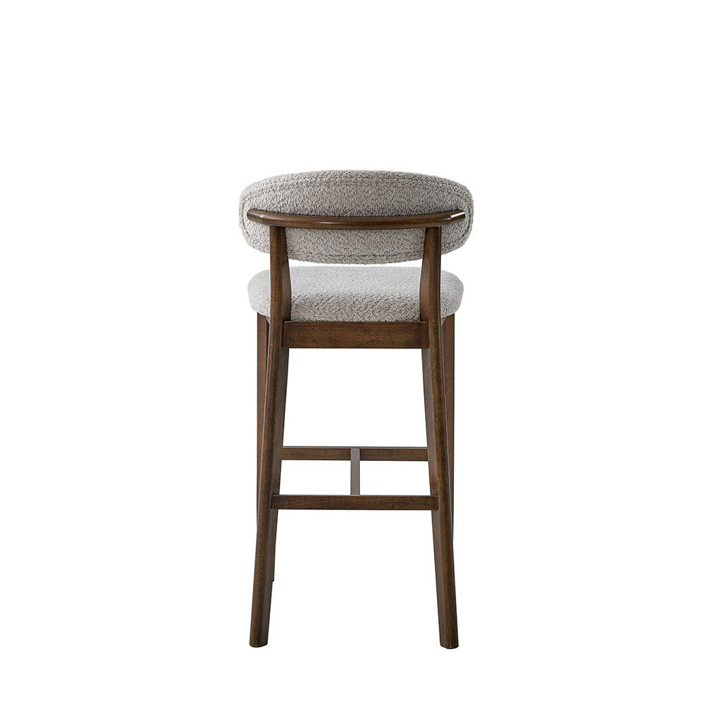 Bar Stools Set of 2, 30” Upholstered Bar Height Stools