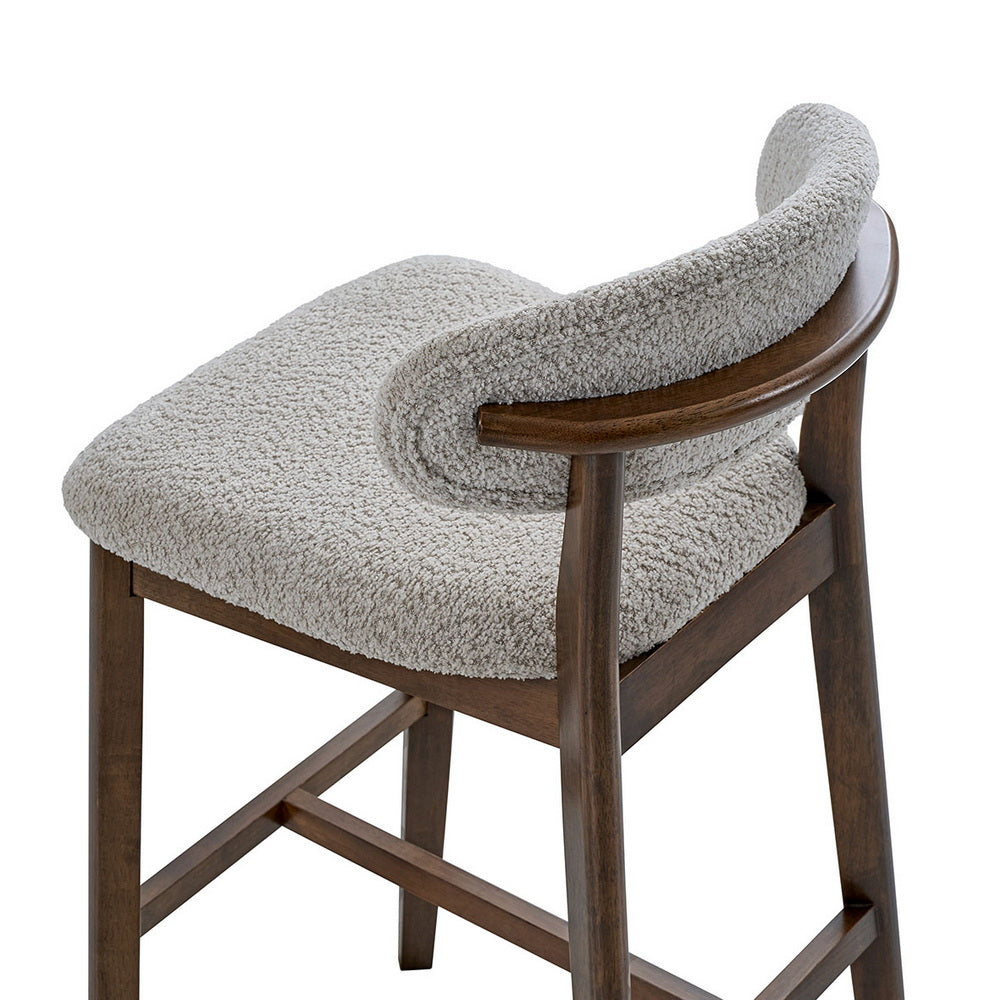 Bar Stools Set of 2, 30” Upholstered Bar Height Stools