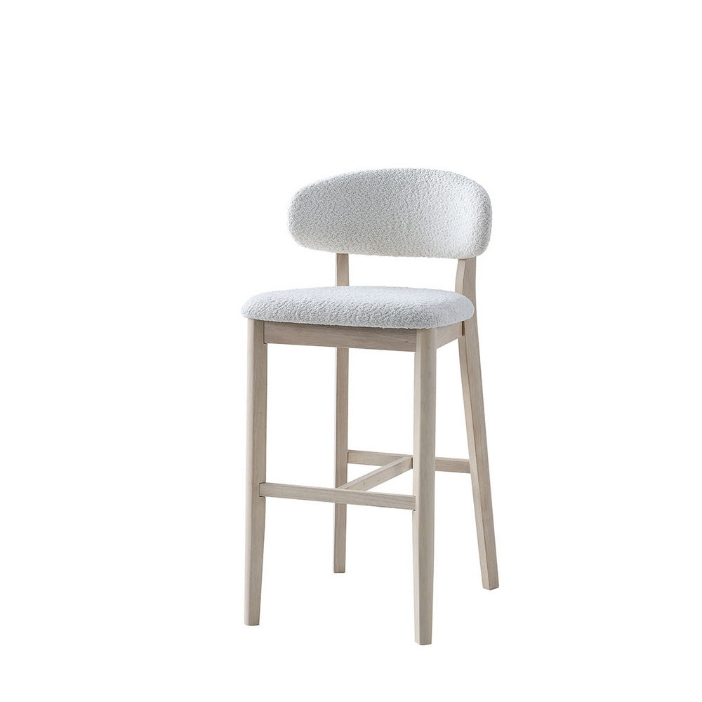 Bar Stools Set of 2, 30” Upholstered Bar Height Stools
