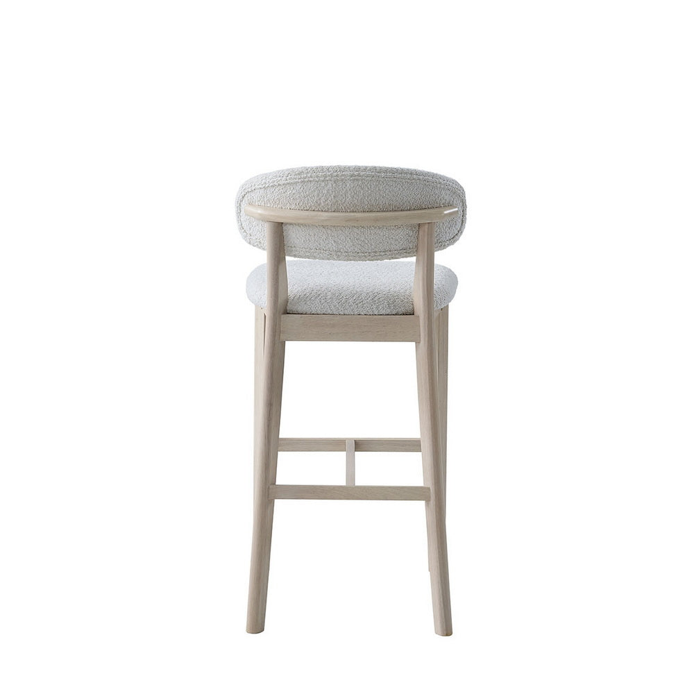 Bar Stools Set of 2, 30” Upholstered Bar Height Stools