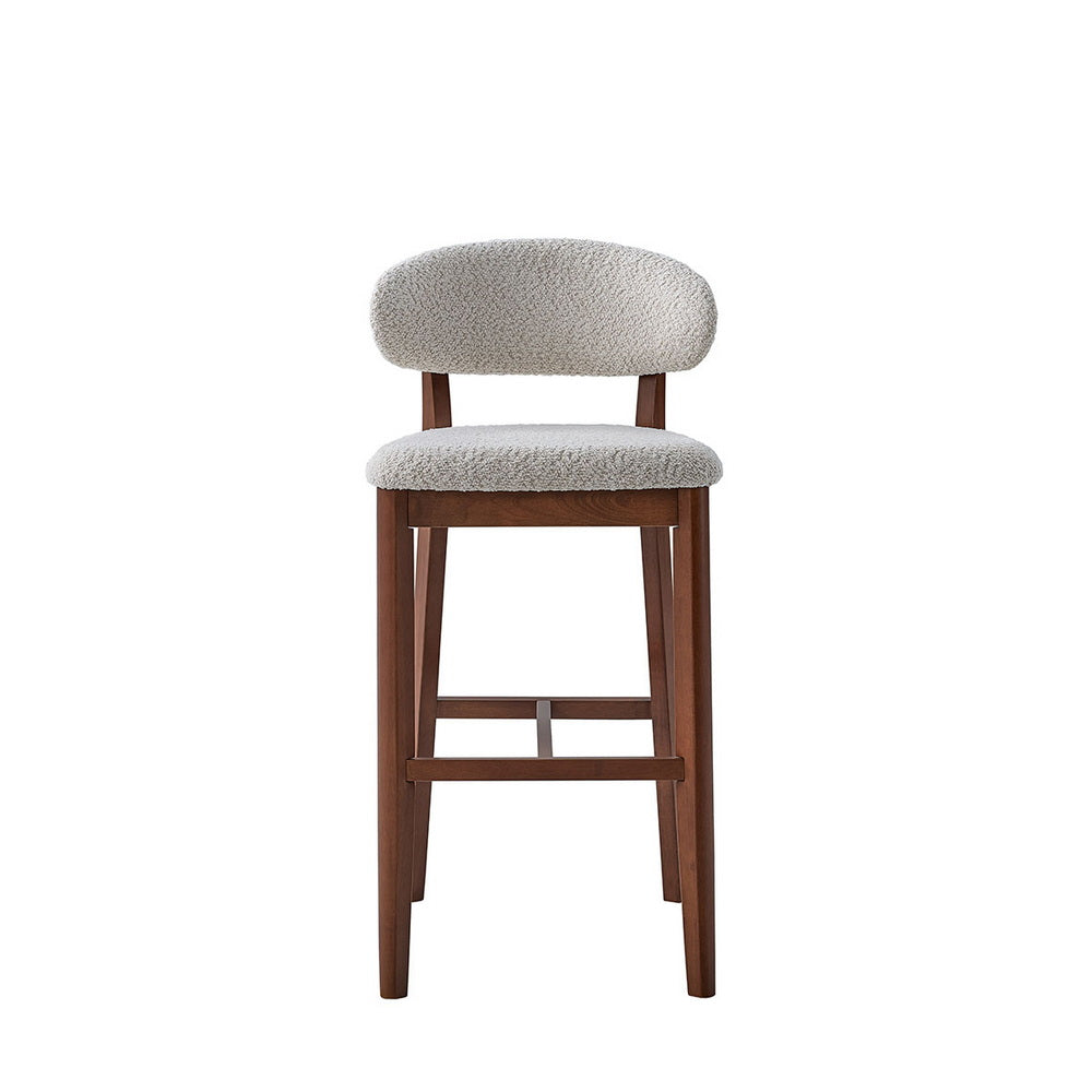 Bar Stools Set of 2, 30” Upholstered Bar Height Stools
