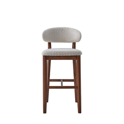 Bar Stools Set of 2, 30” Upholstered Bar Height Stools