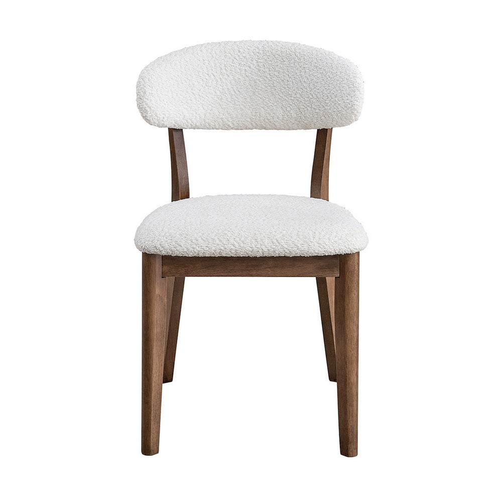 Scandinavian Dining Table Set with Upholstered Chairs for Small Spaces