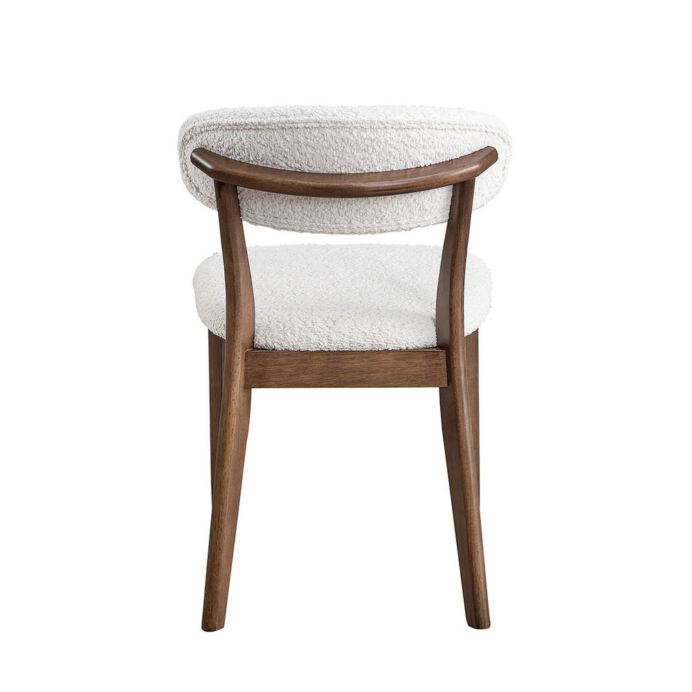 Scandinavian Dining Table Set with Upholstered Chairs for Small Spaces
