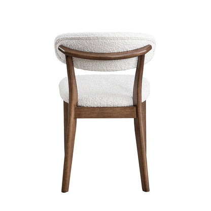 Scandinavian Dining Table Set with Upholstered Chairs for Small Spaces