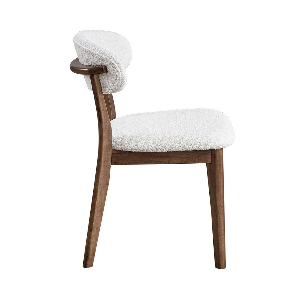 Scandinavian Dining Table Set with Upholstered Chairs for Small Spaces