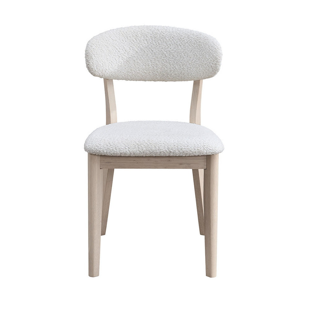 Scandinavian Dining Table Set with Upholstered Chairs for Small Spaces