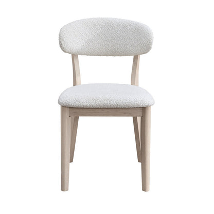 Scandinavian Dining Table Set with Upholstered Chairs for Small Spaces