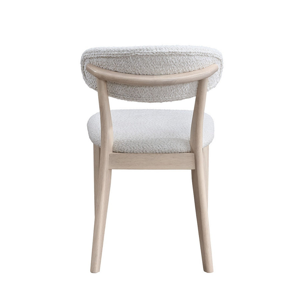 Scandinavian Dining Table Set with Upholstered Chairs for Small Spaces