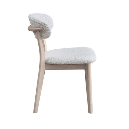 Scandinavian Dining Table Set with Upholstered Chairs for Small Spaces