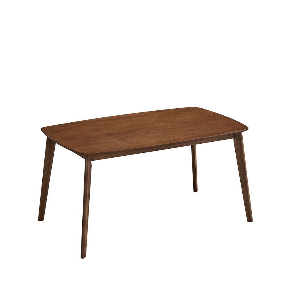 Scandinavian Dining Table Set with Upholstered Chairs for Small Spaces