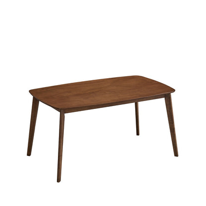 Scandinavian Dining Table Set with Upholstered Chairs for Small Spaces
