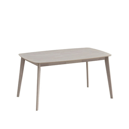 Scandinavian Dining Table Set with Upholstered Chairs for Small Spaces