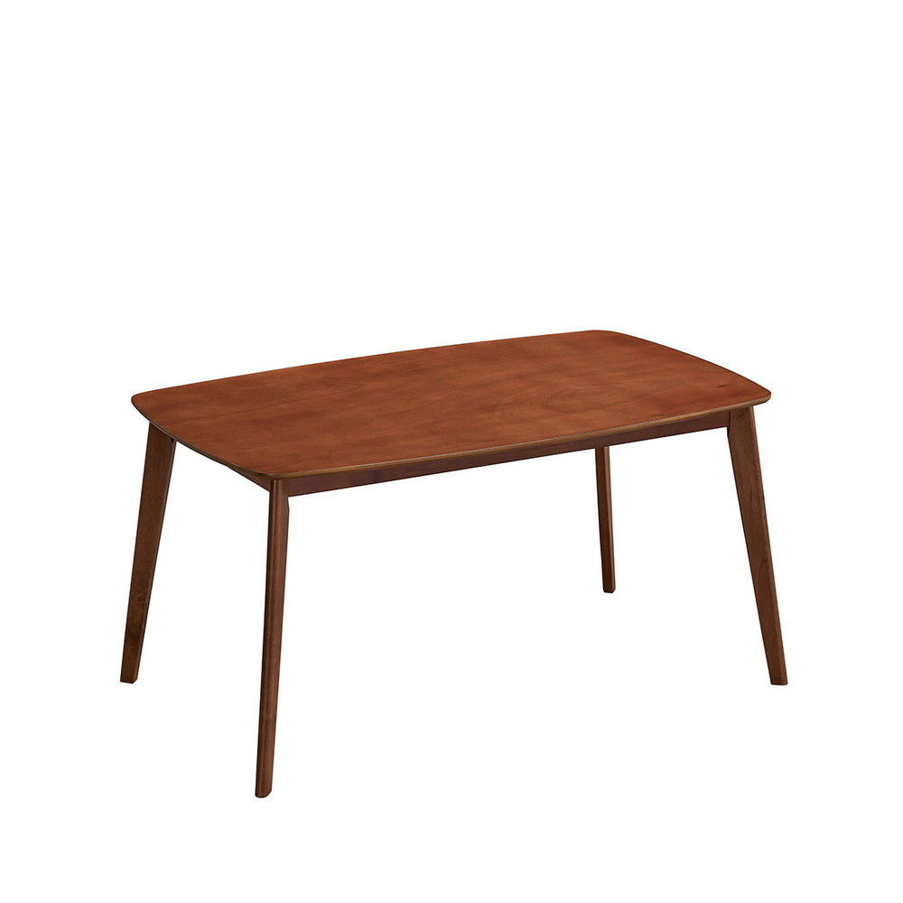 Scandinavian Dining Table Set with Upholstered Chairs for Small Spaces