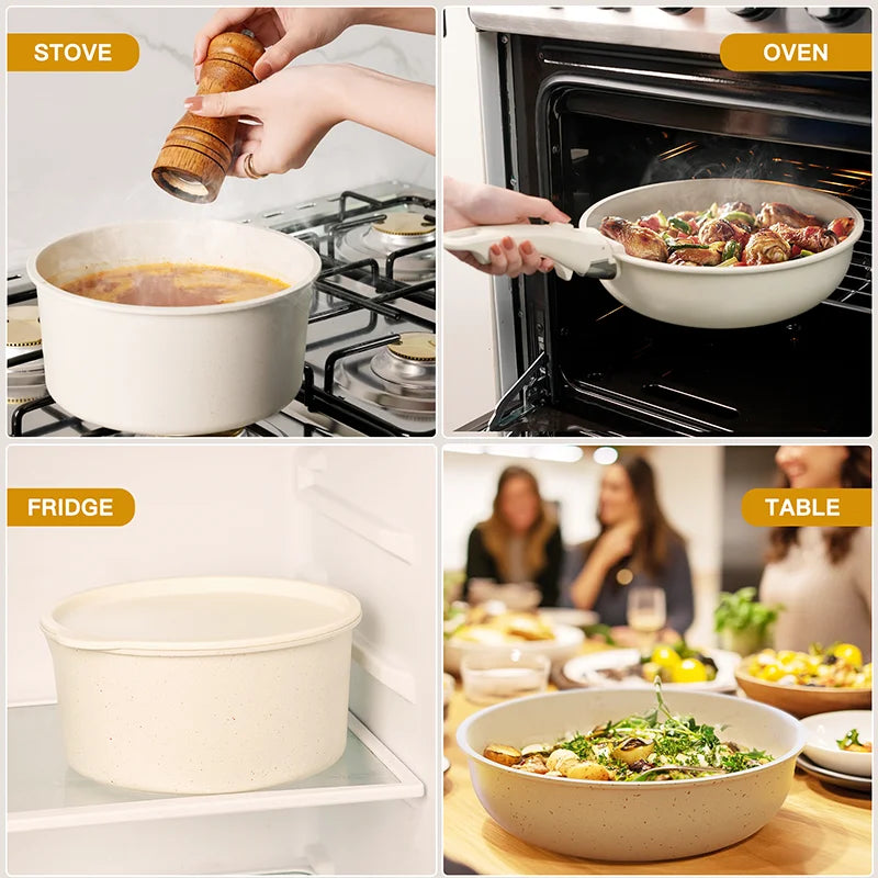 21 Piece Non-Stick Pots and Pans Set