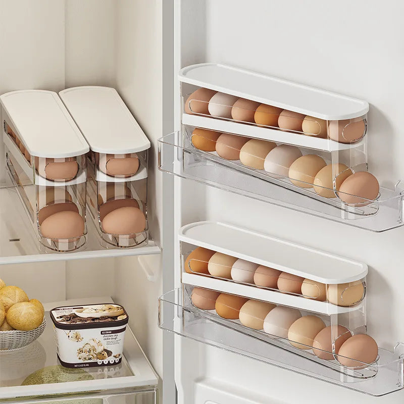 Double Layer Rolling Egg Dispenser