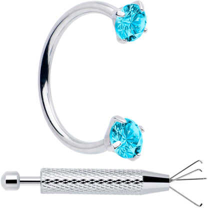 Horseshoe Nose Ring Kit with Ball Grabber