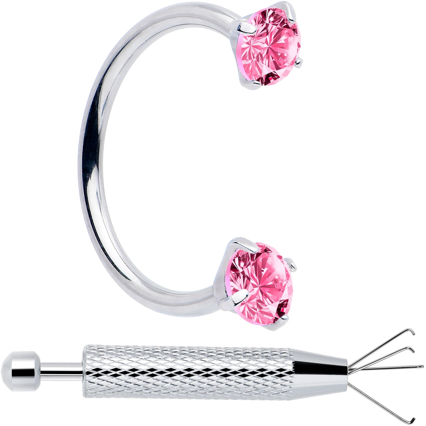 Horseshoe Nose Ring Kit with Ball Grabber