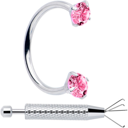 Horseshoe Nose Ring Kit with Ball Grabber