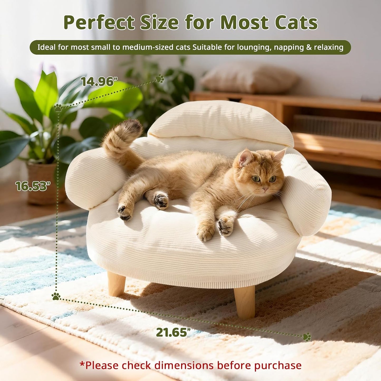 Sofa Bed Furniture Style Velvet Pet Couch