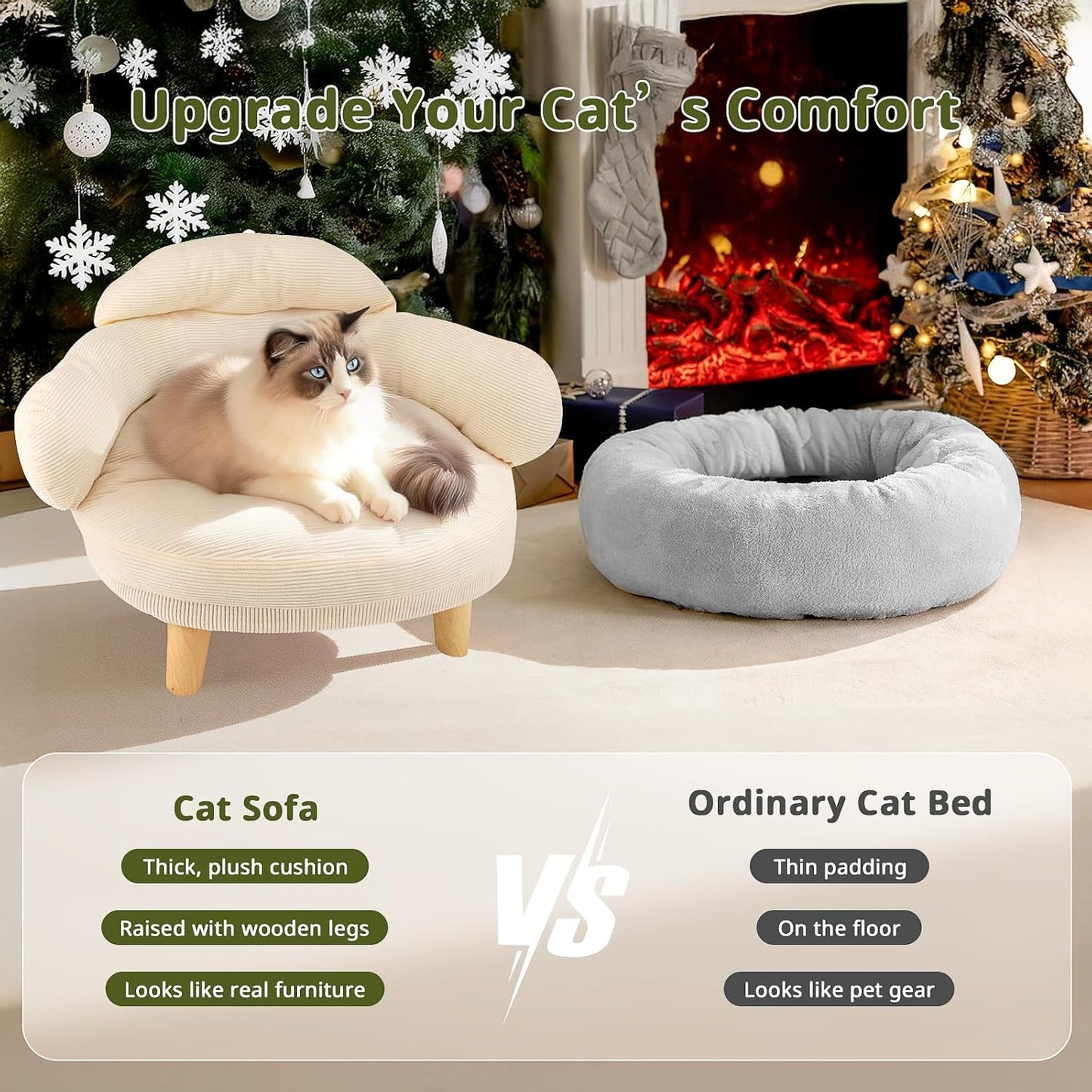 Sofa Bed Furniture Style Velvet Pet Couch
