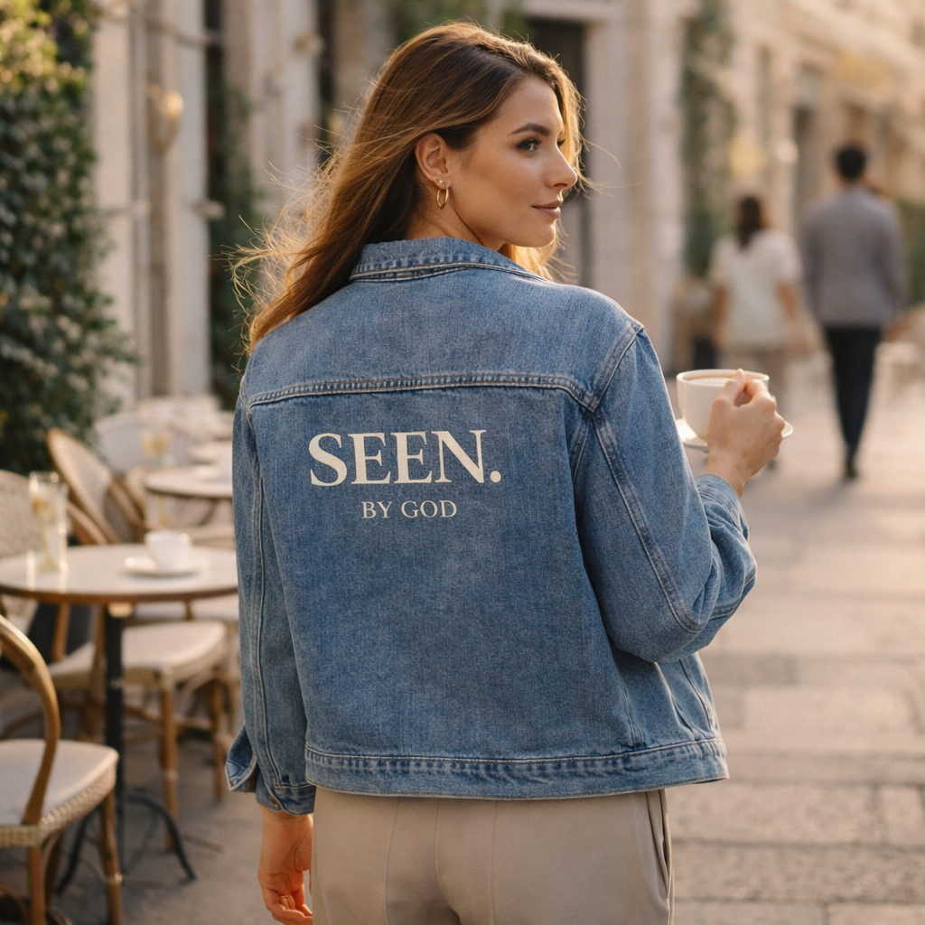 SEEN. BY GOD Women's Oversized Denim Jacket
