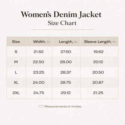 SEEN. BY GOD Women's Oversized Denim Jacket