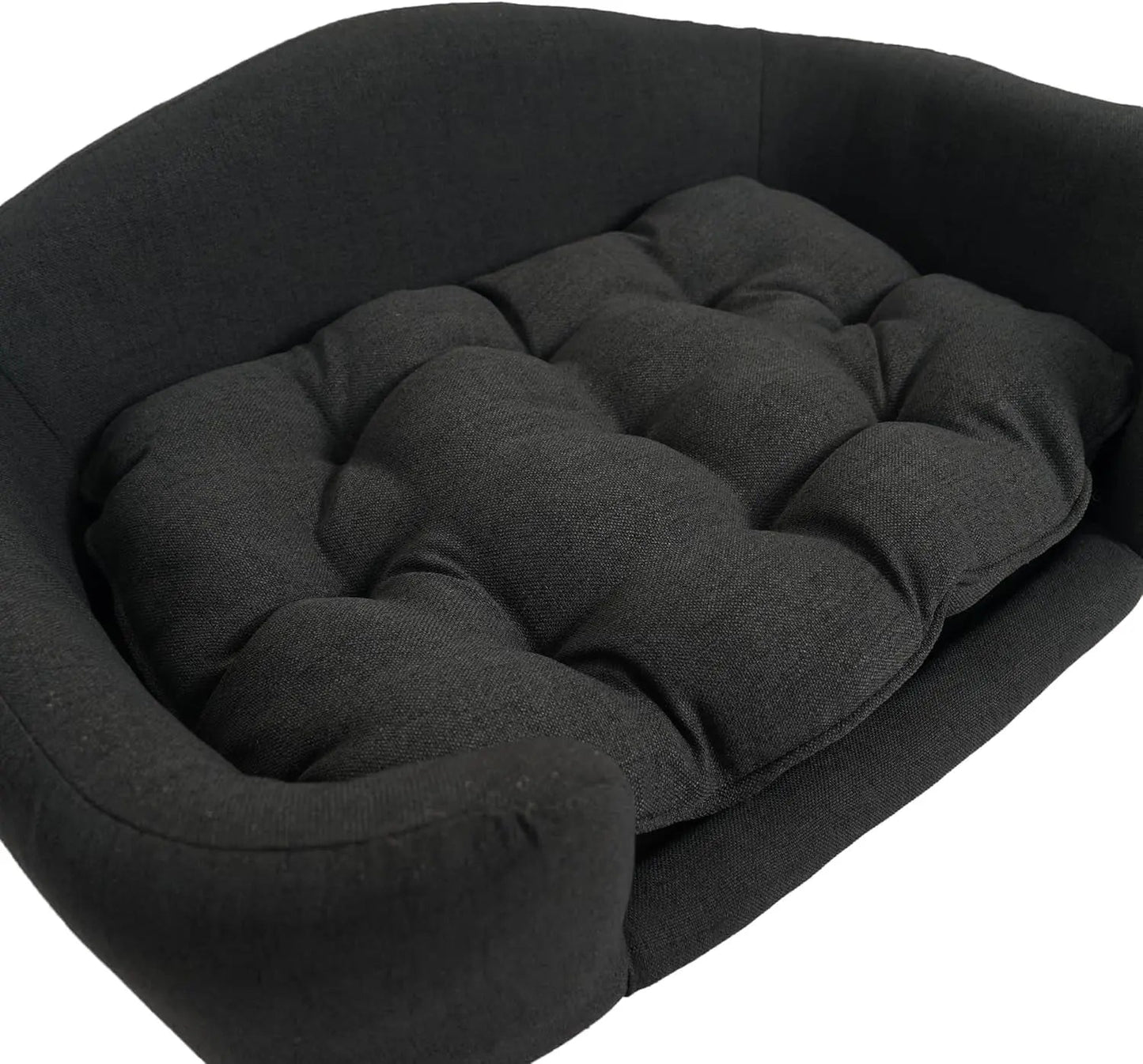 Elevated Dog Sofa Bed Corduroy Pet Couch 30 Inch