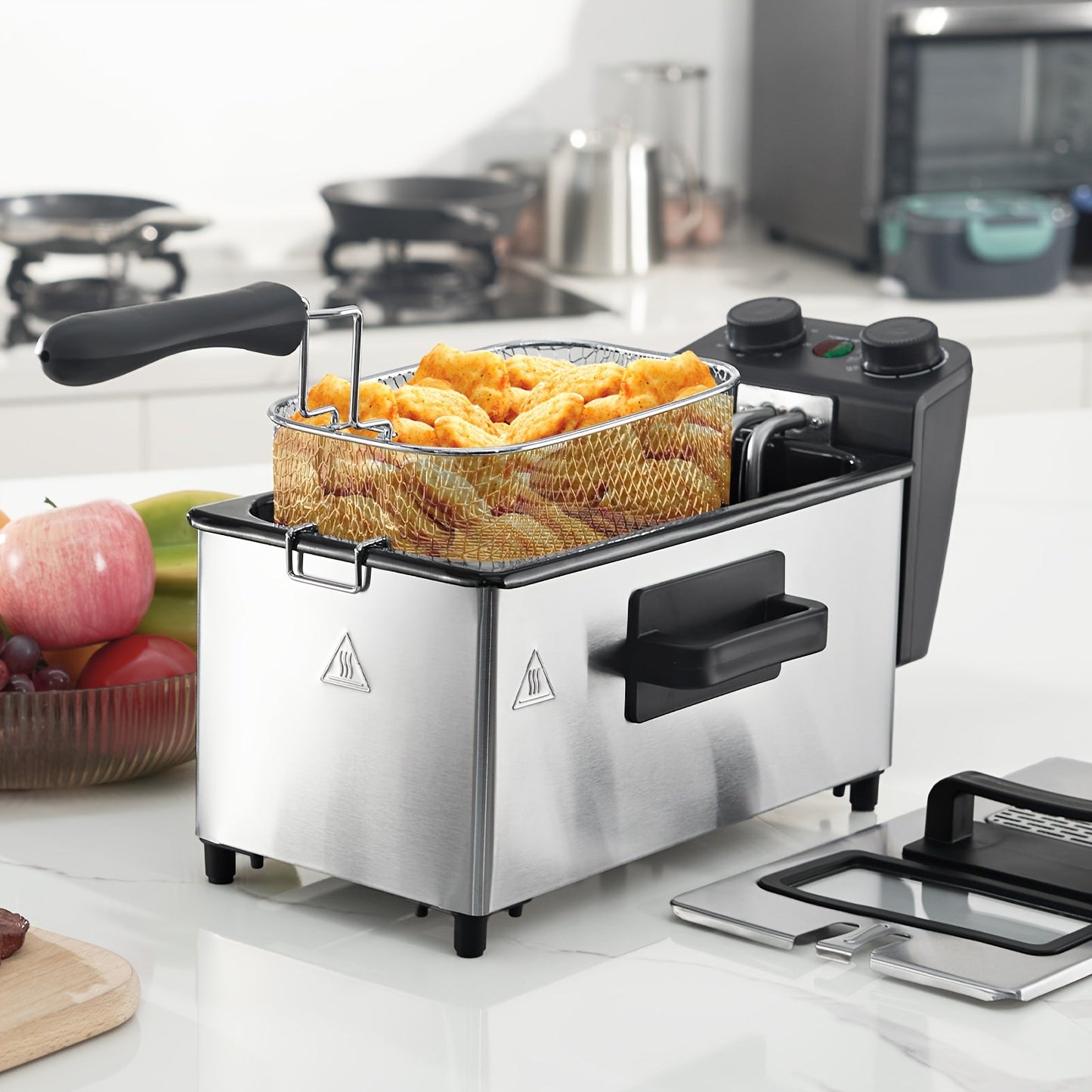 1700W Electric Deep Fryer 3L/5L Stainless Steel