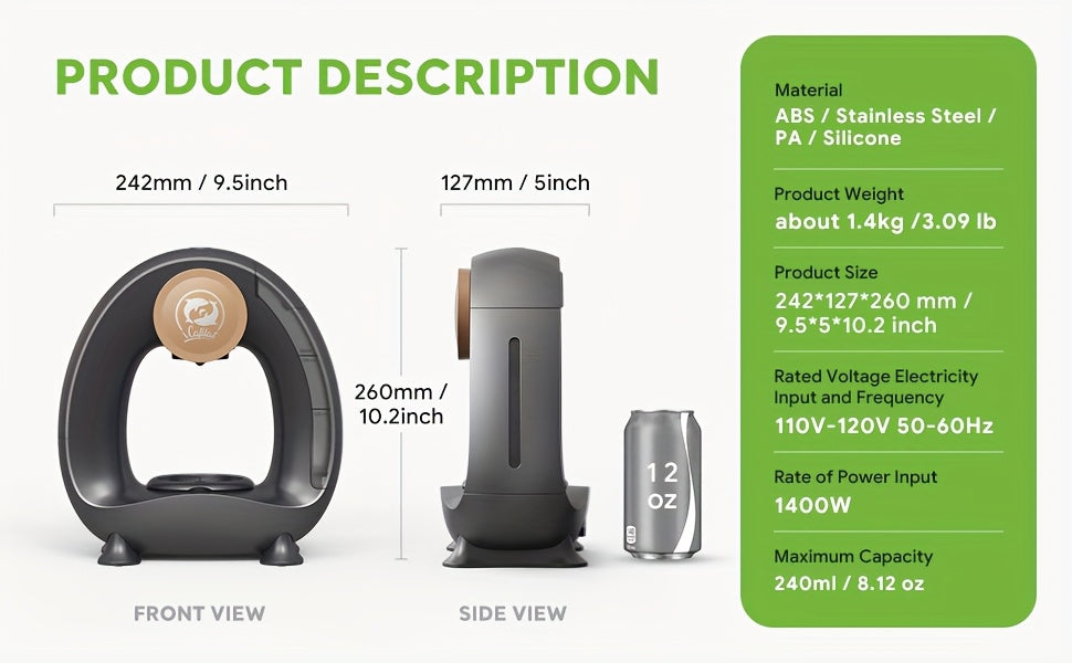 2 in 1 Single Serve Coffee Maker