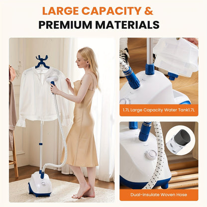 1500W Garment Steamer Standing Clothes Steamer