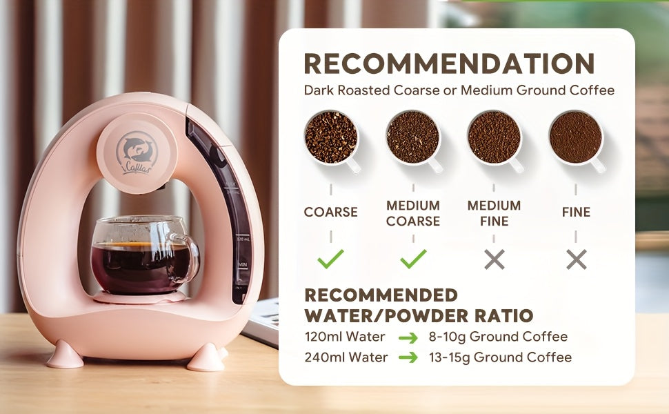 2 in 1 Single Serve Coffee Maker