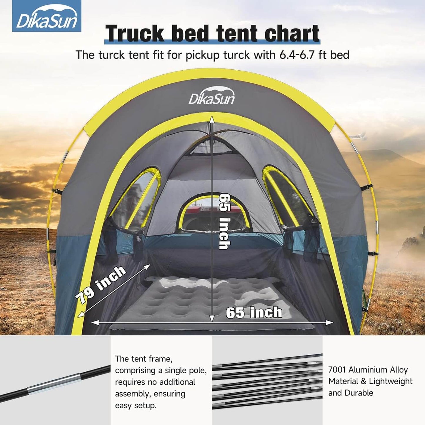 Pickup Truck Bed Tent